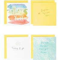 Thinking of You & Thank You Card Pack - 8 Cards in 4 Designs
