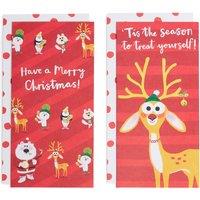 Christmas Characters Money Wallet Pack - 8 Wallet Cards in 2 Designs