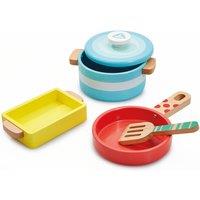 Wooden Kitchen Pots and Pans (3+ Yrs)