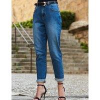 High Waisted Slim Jeans