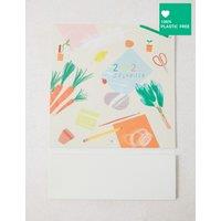 2022 Family Organiser - Contemporary Illustrated Garden Themed Design & 4 Packets of Seeds