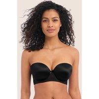Freya Deco Wired Strapless Moulded Bra B-GG Black