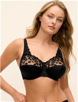 Belle Lace Wired Full Cup Bra DD-G