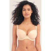 Freya Deco Wired Moulded Plunge Bra D-GG Nude