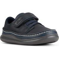 Kids Leather Riptape Shoes