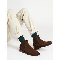 Leather Pull-on Chelsea Boots
