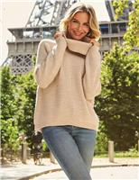 Roll Neck Relaxed Jumper