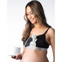 Hotmilk Freedom Non Wired Pump and Nursing Bra C-G Black