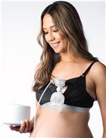 Hotmilk Freedom Non Wired Pump and Nursing Bra C-G Black