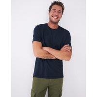 White Stuff Pure Cotton Crew Neck T-Shirt Navy