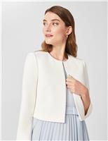 HOBBS Cropped Jacket Ivory