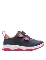 Clarks Kids' Riptape Trainers Navy
