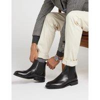 Leather Pull-On Chelsea Boots