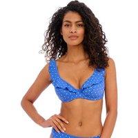 Jewel Cove Printed Wired Plunge Bikini Top