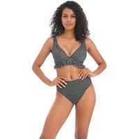 Check In High Waist Gingham Bikini Brief