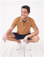 White Stuff Pure Cotton Polo Shirt Brown