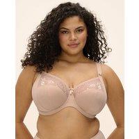 Elomi Morgan Lace Wired Side Support Bra DD-K Beige