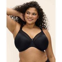 Elomi Smooth Moulded Wired T-Shirt Bra DD-HH Black