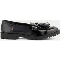 Leather Patent Tassel Loafers