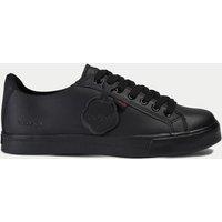 Kickers Kids' Leather Lace School Shoes Black