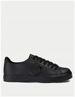 Kids Leather Lace School Shoes