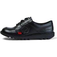 Kids Leather Lace School Shoes