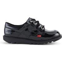 Kids Patent Leather Lace School Shoes