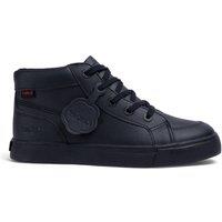 Kids Leather High Top School Shoes