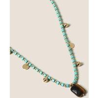 Semi-Precious Beaded Rope Necklace