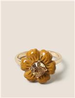 M&S Flower Ring Mustard