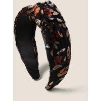 Flower Embroided Aliceband