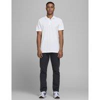JACK & JONES Pure Cotton Polo Shirt White