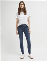 French Connection Skinny Ankle Grazer Jeans Blue Denim