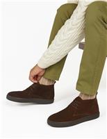 Jones Bootmaker Suede Chukka Boots Brown Suede
