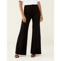 Elasticated Waist Wide Leg Trousers