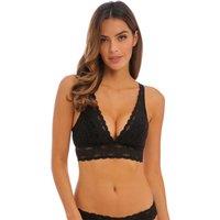 Halo Floral Lace Non Wired Plunge Bra