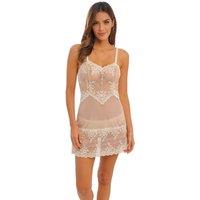 Wacoal Embrace Floral Lace Short Chemise Beige Mix
