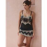 Wacoal Embrace Floral Lace Short Chemise Black Mix