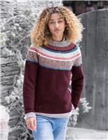 Celtic & Co. Statement Donegal Jumper Plum