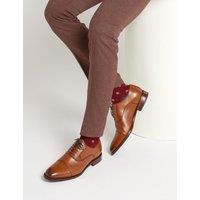 Jones Bootmaker Leather Oxford Shoes Tan