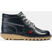Kickers Leather Lace Up Casual Boots Navy