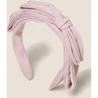 Pink Bow Alice Band