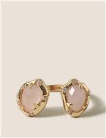 14ct Gold Plated Semi Precious Ring