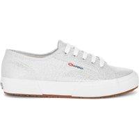 Canvas Lace Up Glitter Trainers