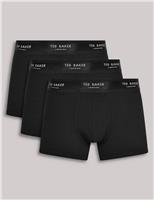 Ted Baker 3 Pack Cotton Stretch Trunks Grey Mix