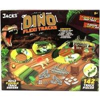 Jacks Dino Flexi Tracks with Light Up 4 x 4 Truck - 142 Piece Track
