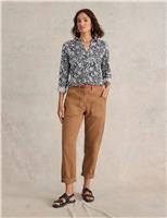 White Stuff Cotton Rich Chinos with Linen Tan