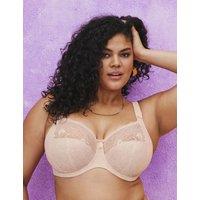 Elomi Morgan Lace Wired Side Support Bra DD-K Blush