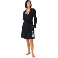 Jersey Logo Print Short Robe