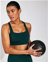 YMO Spark Non Wired Sports Bra Green